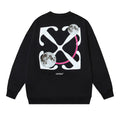 Off White Logo Cotton Sweatshirts